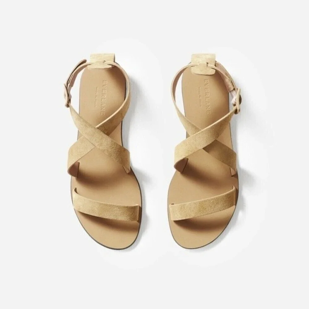 everlane the modern wrap leather strap sandals - Picture 2 of 11